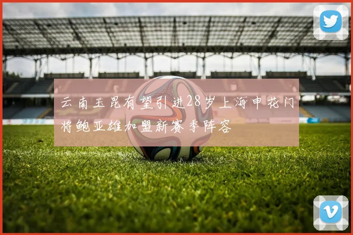 云南玉昆有望引进28岁上海申花门将鲍亚雄加盟新赛季阵容